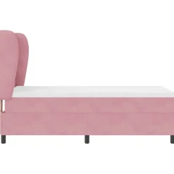 vidaXL Boxspringbed met hoofdeinde Roze 200 x 80 cm Fluweel