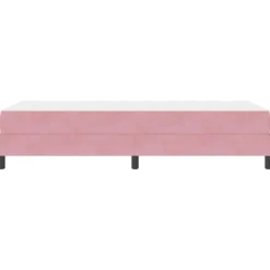 vidaXL Boxspringbed met matras Roze 80 x 200 cm Stof