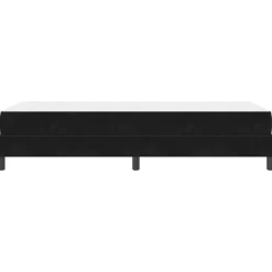 vidaXL Boxspringbed met matras Zwart 80 x 200 cm Stof