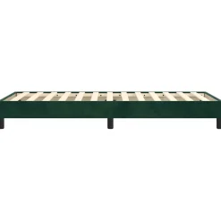 vidaXL Boxspring bed 80x200 cm fluweel donkergroen