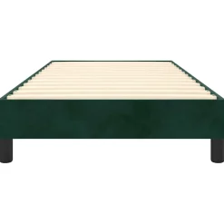 vidaXL Boxspring bed 80x200 cm fluweel donkergroen
