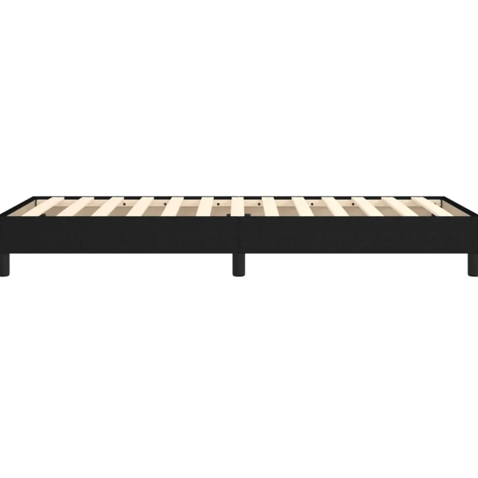 vidaXL Boxspring bed 80x200 cm stof zwart