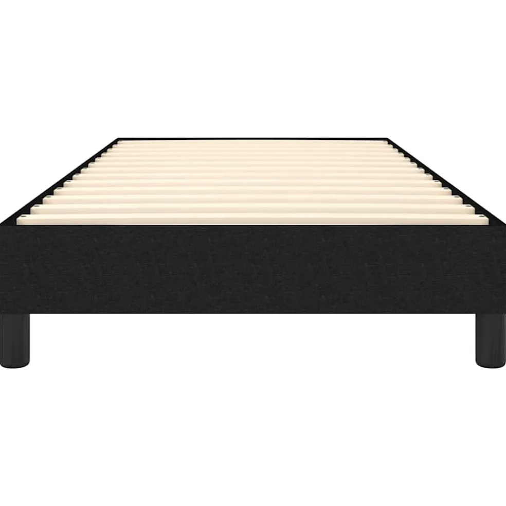 vidaXL Boxspring bed 80x200 cm stof zwart