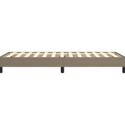 vidaXL Boxspring bed 80x200 cm stof taupe
