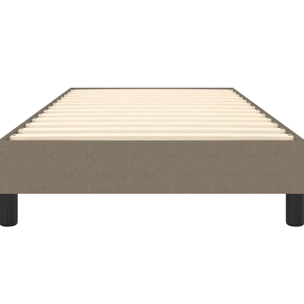 vidaXL Boxspring bed 80x200 cm stof taupe