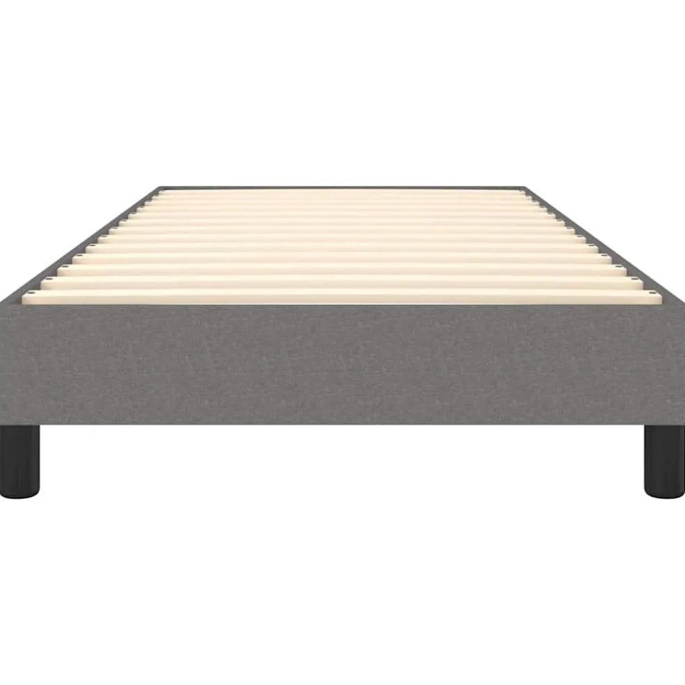 vidaXL Boxspring bed 80x200 cm stof donkergrijs