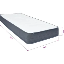 vidaXL Boxspringmatras medium 80x200x20 cm