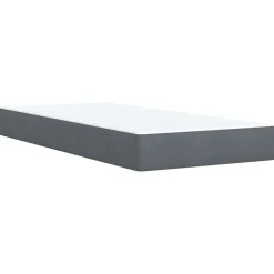 vidaXL Boxspring met matras fluweel donkergrijs 80x200 cm