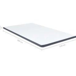 vidaXL Boxspringtopmatras 200x120x5 cm medium zacht