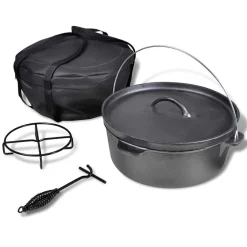 vidaXL Braadpan 11,3 L inclusief accessoires