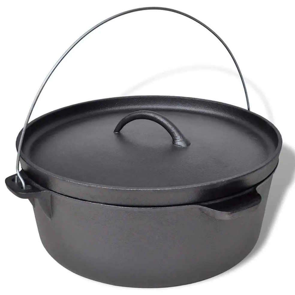 vidaXL Braadpan 11,3 L inclusief accessoires