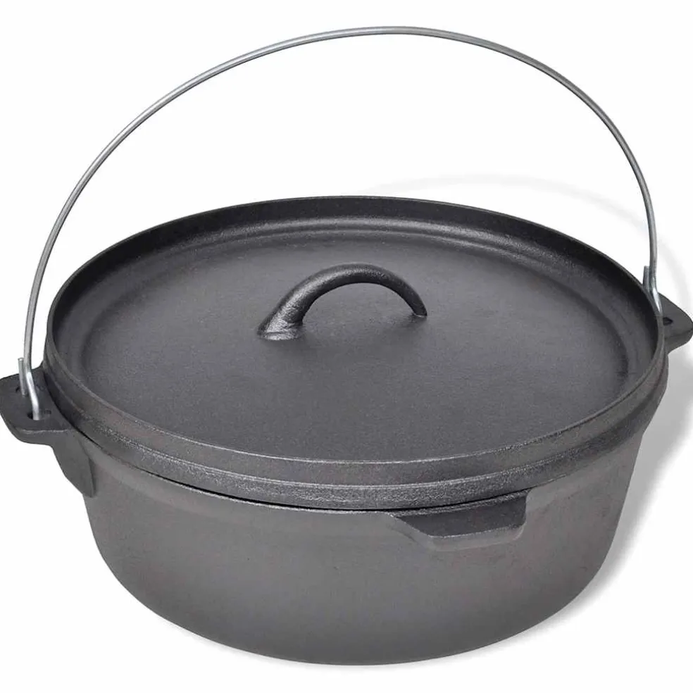 vidaXL Braadpan 5,6 L inclusief accessoires
