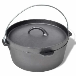 vidaXL Braadpan 4,2 L inclusief accessoires