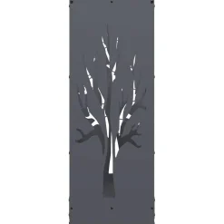 vidaXL Brandhoutrek 40x30x80 cm koudgewalst staal antraciet