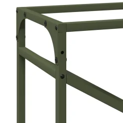 vidaXL Brandhoutrek 60x25x100 cm koudgewalst staal antracietkleurig