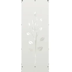 vidaXL Brandhoutrek 40x30x80 cm koudgewalst staal wit