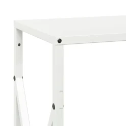 vidaXL Brandhoutrek 34x25x70 cm koudgewalst staal wit