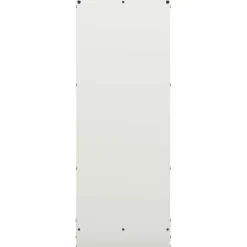 vidaXL Brandhoutrek 40x30x80 cm koudgewalst staal wit