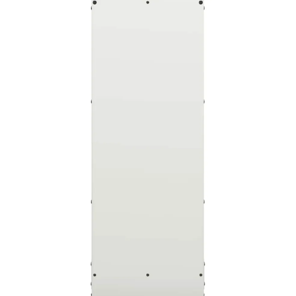 vidaXL Brandhoutrek 40x30x80 cm koudgewalst staal wit