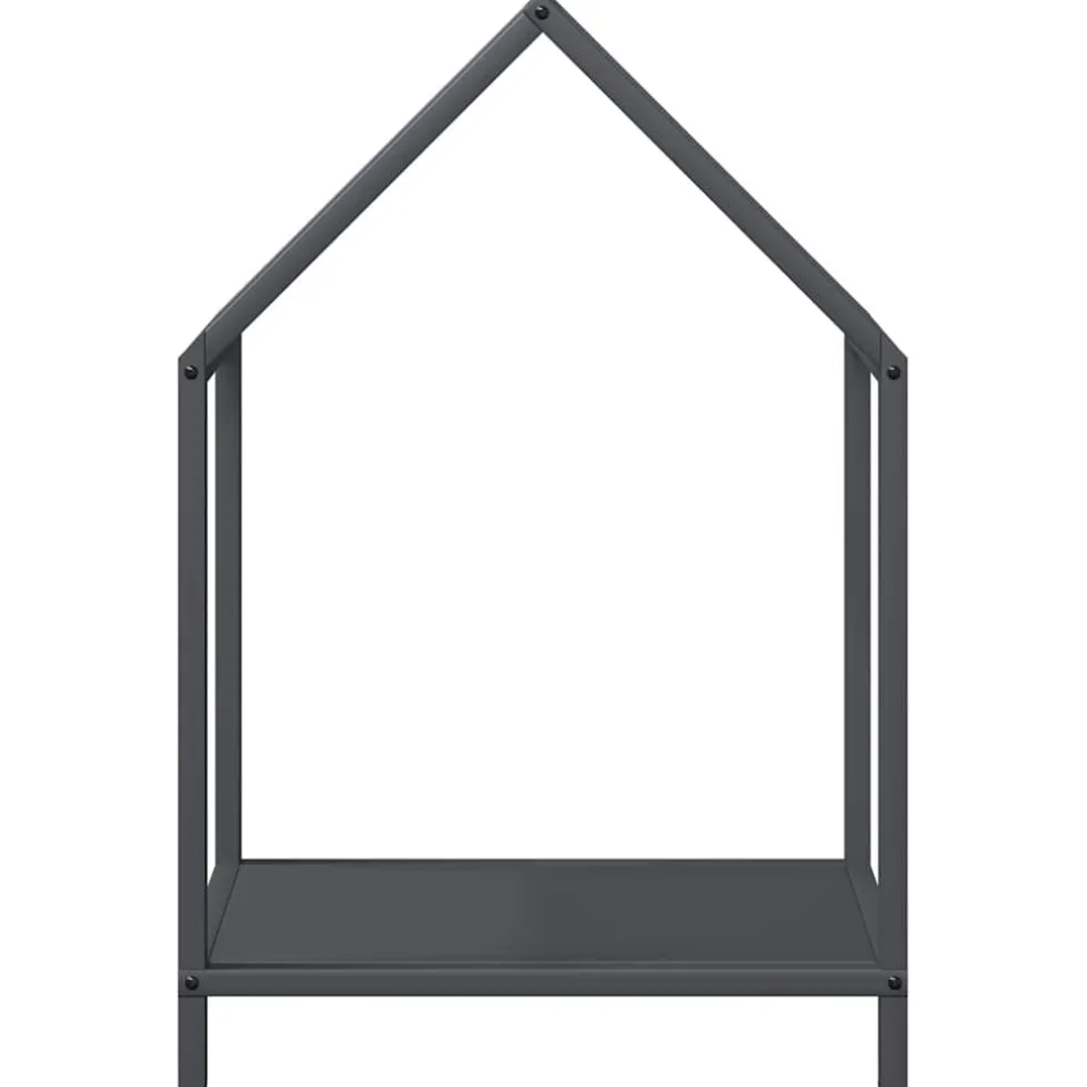 vidaXL Brandhoutrek 25x25x60 cm koudgewalst staal wit