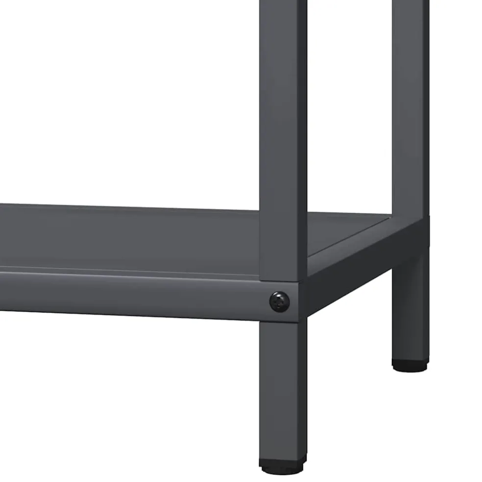 vidaXL Brandhoutrek 25x25x60 cm koudgewalst staal wit