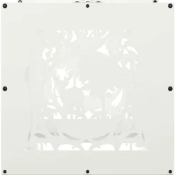 vidaXL Brandhoutrek 40x40x40 cm koudgewalst staal wit