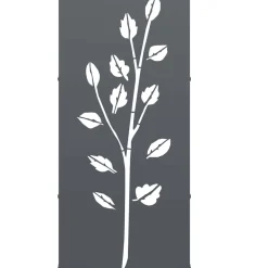 vidaXL Brandhoutrek 40x30x80 cm koudgewalst staal antraciet