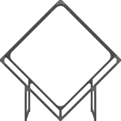 vidaXL Brandhoutrek 100x25x100 cm koudgewalst staal zwart