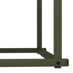vidaXL Brandhoutrek 70x43x34,5 cm koudgewalst staal olijfgroen