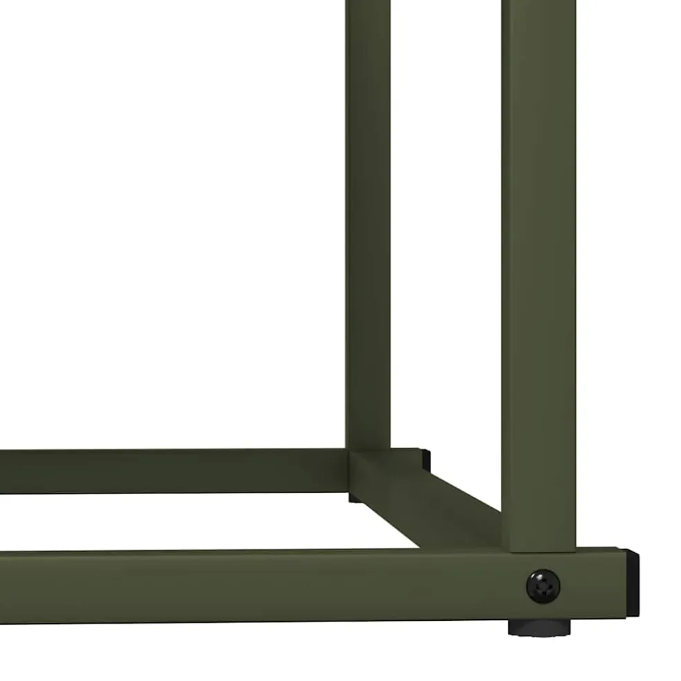 vidaXL Brandhoutrek 70x43x34,5 cm koudgewalst staal olijfgroen