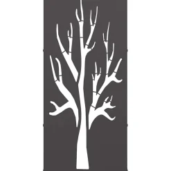 vidaXL Brandhoutrek 40x30x80 cm koudgewalst staal zwart