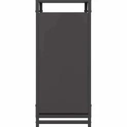 vidaXL Brandhoutrek 44x28x65 cm koudgewalst staal olijfgroen