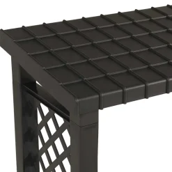 vidaXL Brandhoutrek 114 x 46 x 101 cm PP Antraciet