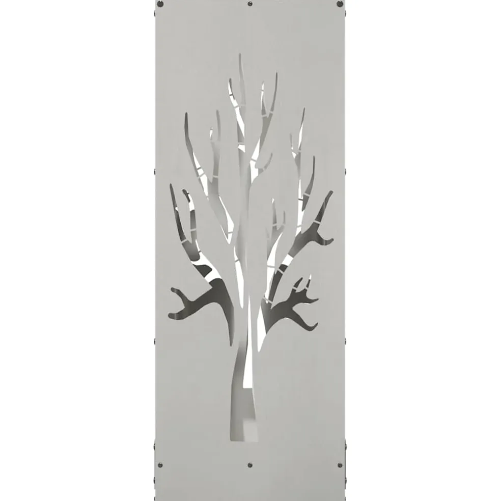 vidaXL Brandhoutrek 40x30x80 cm roestvrij staal
