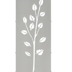 vidaXL Brandhoutrek 40x30x80 cm roestvrij staal
