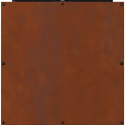 vidaXL Brandhoutrek 40x40x40 cm weervast staal