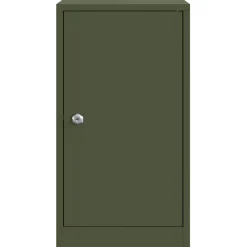 vidaXL Brievenbus met opslag met slot Olijfgroen 30 x 20 x 55 cm Staal