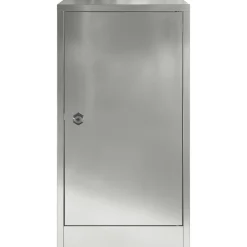 vidaXL Brievenbus met slot Zwart 30 x 20 x 55 cm Gegalvaniseerd staal