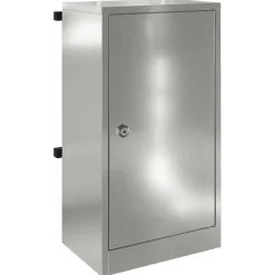 vidaXL Brievenbus met slot Zwart 30 x 20 x 55 cm Gegalvaniseerd staal