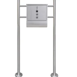 vidaXL Brievenbus op RVS standaard