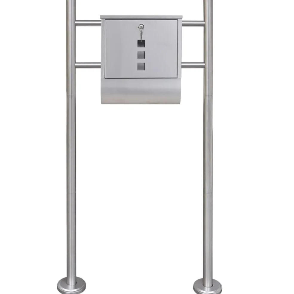 vidaXL Brievenbus op RVS standaard