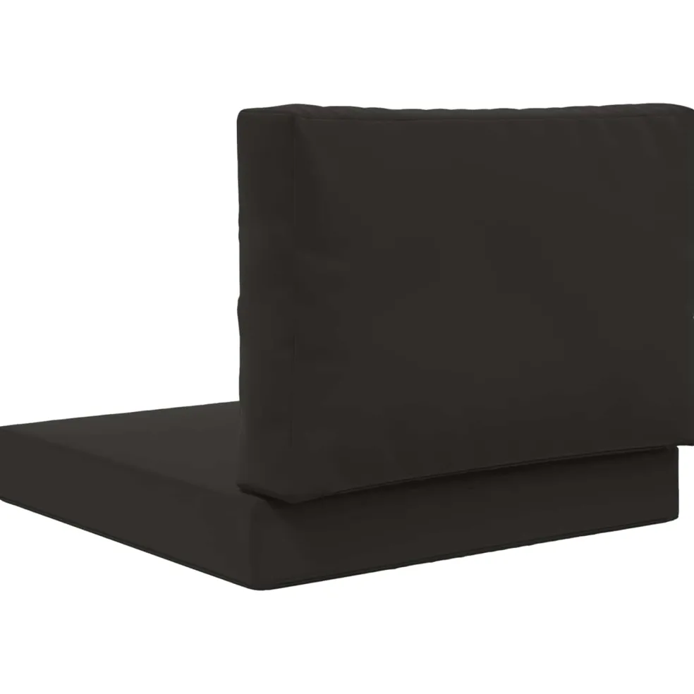 vidaXL Buiten bankkussen Polyester Zwart 60 x 60 cm