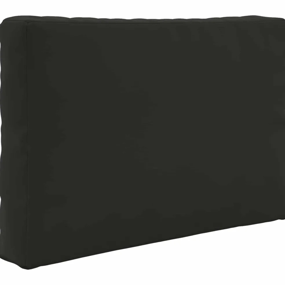 vidaXL Buiten bankkussen Polyester Zwart 60 x 60 cm