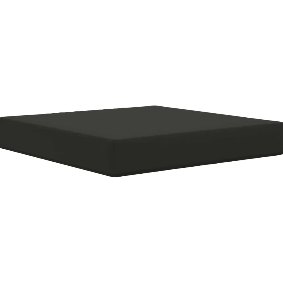vidaXL Buiten bankkussen Polyester Zwart 60 x 60 cm
