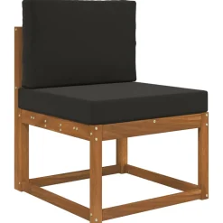 vidaXL Buiten bankkussen Polyester Zwart 60 x 60 cm