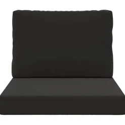 vidaXL Buiten bankkussen Polyester Zwart 60 x 60 cm