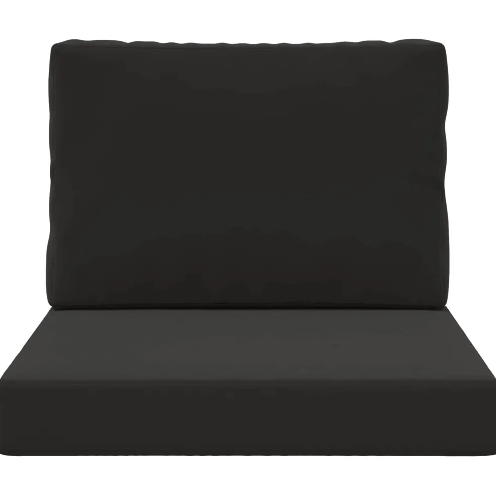 vidaXL Buiten bankkussen Polyester Zwart 60 x 60 cm