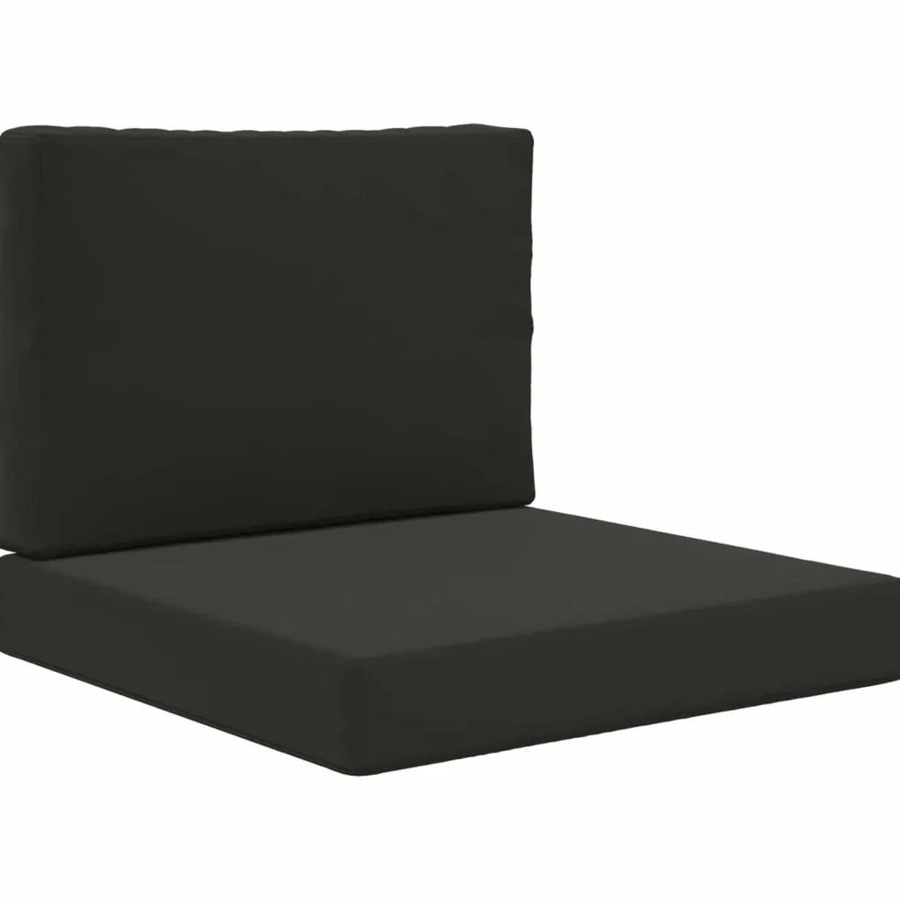 vidaXL Buiten bankkussen Polyester Zwart 60 x 60 cm