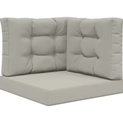 vidaXL Buiten bankkussen Polyester Grijs 60 x 60 cm