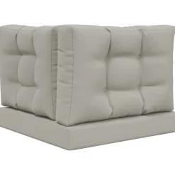 vidaXL Buiten bankkussen Polyester Grijs 60 x 60 cm